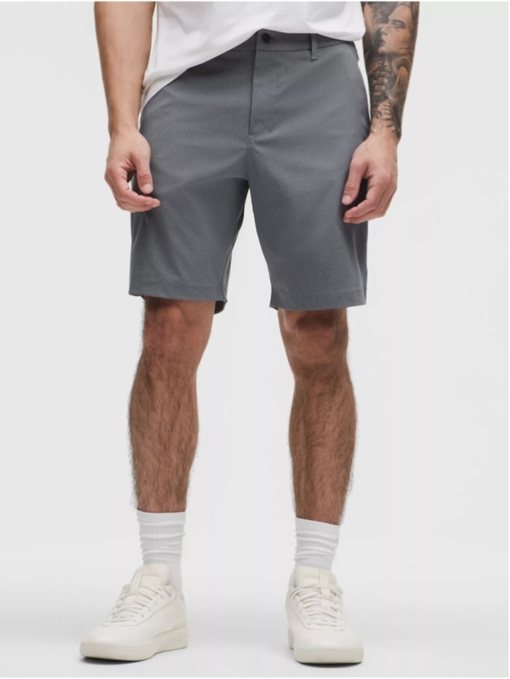 Lululemon ABC Classic-Fit Short 9" WovenAir Solar Grey Size 40